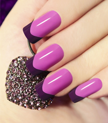 Purple nails